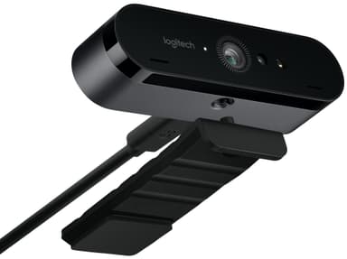 Logitech Brio 4K webkamera (sort)