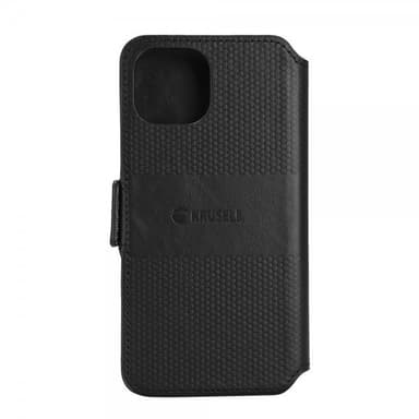 Krusell iPhone 14 Plus Etui Leather PhoneWallet Svart