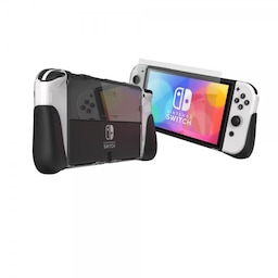 Gear4 Nintendo Switch OLED Deksel Skjermbeskytter Kita Grip 360 Clear
