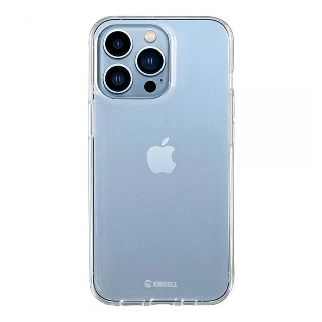 Krusell iPhone 14 Pro Deksel SoftCover Transparent Klar