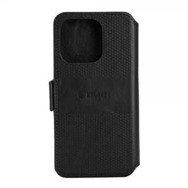 Krusell iPhone 14 Pro Etui Leather PhoneWallet Svart