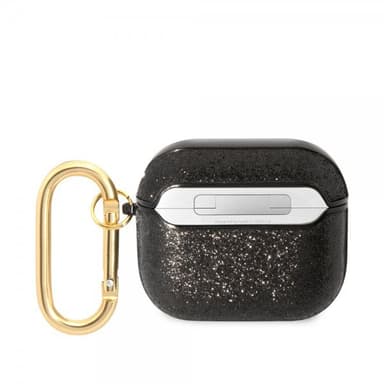Guess AirPods 3 Deksel Glitter Flakes Svart