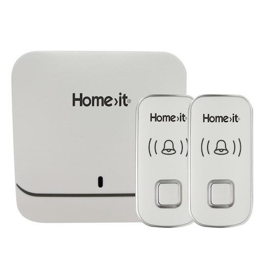 Home>it® trådløs dørklokke med 52 ringetoner Home 2 Plus