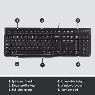 Logitech K120 tastatur