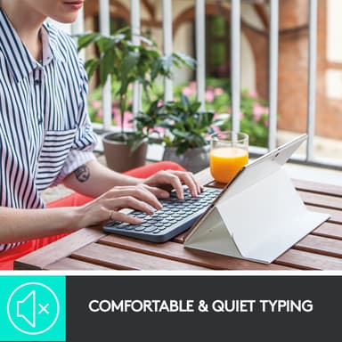 Logitech K380 Bluetooth-tastatur (grå)