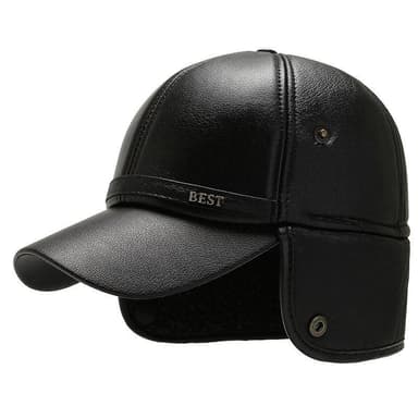 Vinter baseballcaps for menn Ikke justerbar Sort