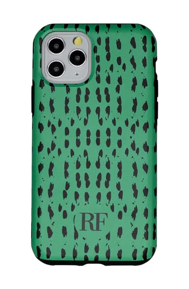 iPhone Green Spots Dual Skal