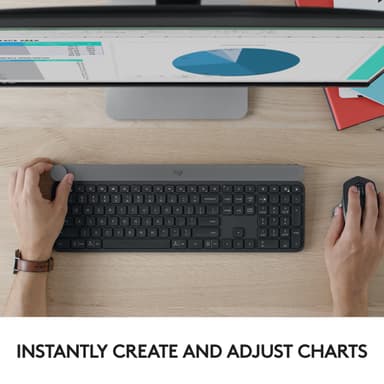 Logitech Craft tastatur med kontrollhjul