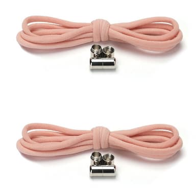 INF Elastic No Tie Shoelisser 2 Par Rosa