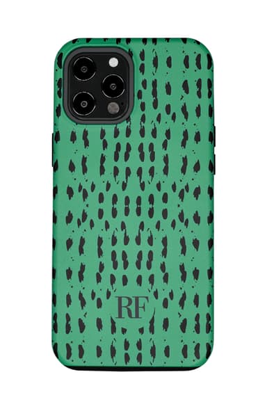 iPhone Green Spots Dual Skal