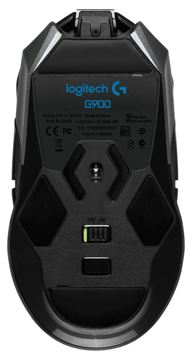 Logitech G900 Chaos Spectrum PC-mus for gaming (sort)
