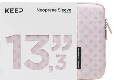 KEEP 13,3" PC neopren etui (Rose Floral Ornament)