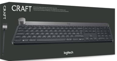 Logitech Craft tastatur med kontrollhjul