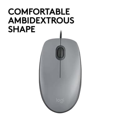 Logitech M110 Silent datamus (grå)