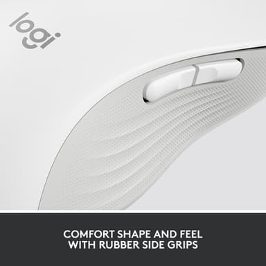 Logitech Signature M650 Left Large Wireless Mouse (hvit)