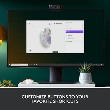 Logitech Signature M650 Left Large Wireless Mouse (hvit)