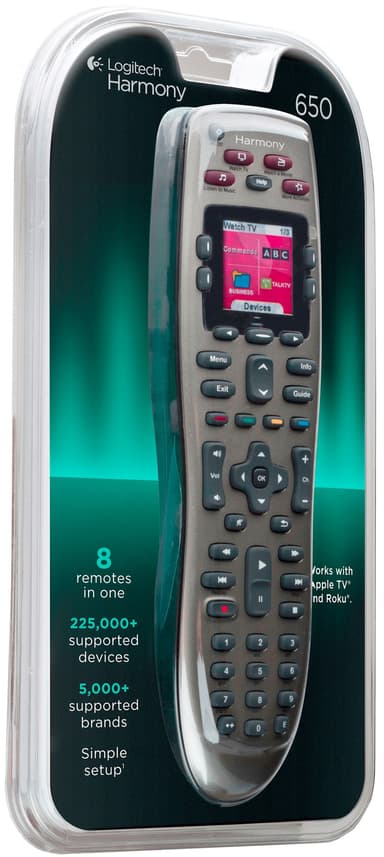 Logitech Harmony 650 fjernkontroll