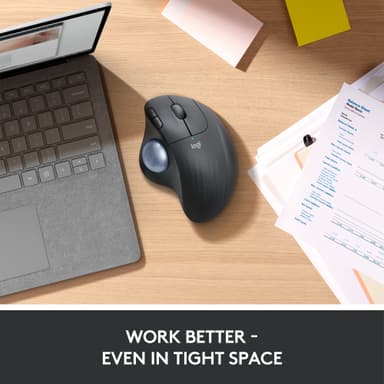 Logitech Ergo M575 mus (hvit)