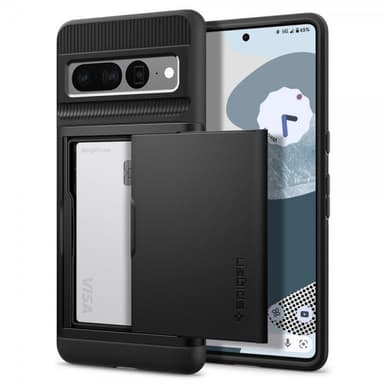 Spigen Google Pixel 7 Pro Deksel Slim Armor CS Svart