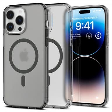 Spigen iPhone 14 Pro Deksel Ultra Hybrid MagFit Frost Black