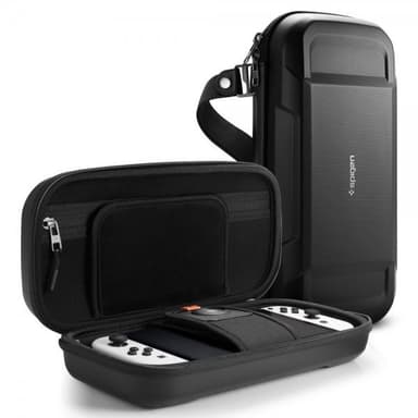 Spigen Nintendo Switch OLED Etui Rugged Armor Pro Svart