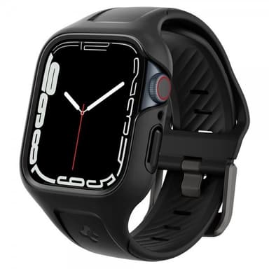 Spigen Apple Watch 45mm Deksel med ArmbÃ¥nd Liquid Air Pro Svart