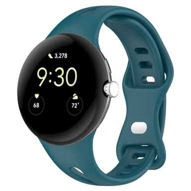 Klokkebånd silikon Mørk grønn Google Pixel Watch
