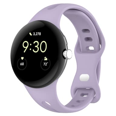 Klokkebånd silikon Lilla Google Pixel Watch