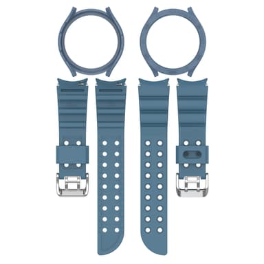 Klokkebånd i silikon Blå Samsung Galaxy watch5/watch 4 (44 mm )