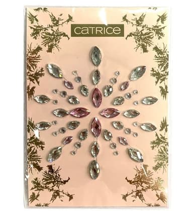 DIY Rhinestone Stickers Set 1-ark #33 Flerfarget
