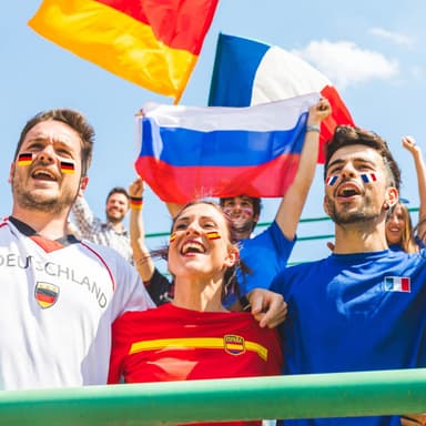 2022 World Cup Carnival Flaggklistremerker 20-pack Flerfarget