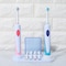 Tannbørstestativ / holder for elektrisk tannbørste Hvit