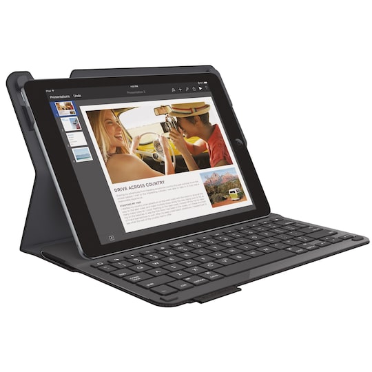 Logitech deksel m tastatur for iPad Air 2 (sort)
