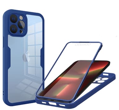 Veske Innebygd skjermbeskytter Blå iPhone 14 Pro Max