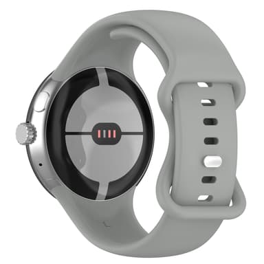 Klokkebånd silikon for kvinner Grå Google Pixel Watch
