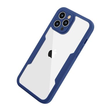 INF Telefonveske med skjermbeskytter Blå iPhone12Pro