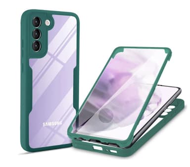 Telefonveske med skjermbeskytter Grønn Samsung S22