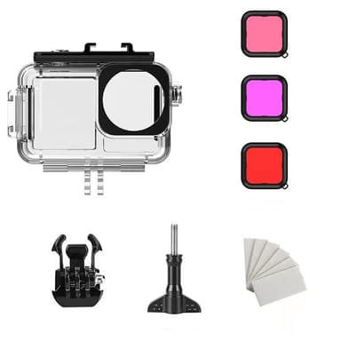 Vanntett etui med filtersett Sort DJI Osmo Action 3