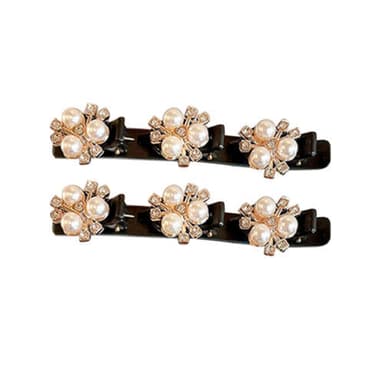 INF Dame flette hårklips 2-Pack Flerfarget