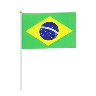 2022 World Cup flagg Brasil 5-Pack Flerfarget