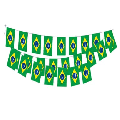 2022 World Cup Bunting Banner Brasil Flerfarget