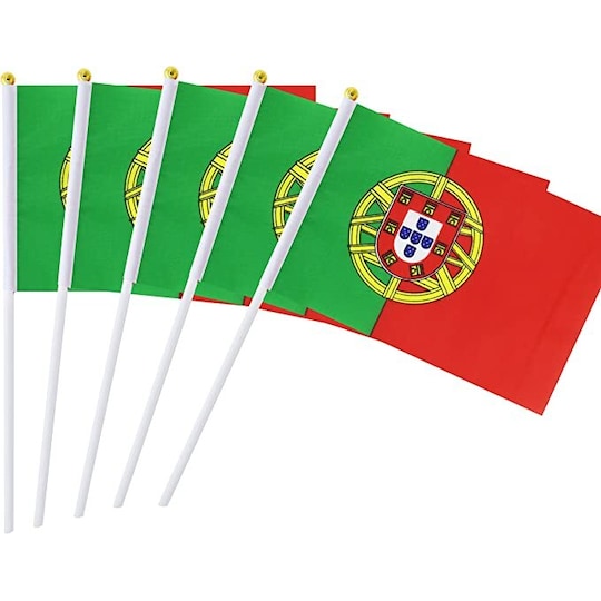 VM-flagg 2022 Portugal 5-Pack Flerfarget