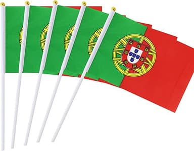 VM-flagg 2022 Portugal 5-Pack Flerfarget