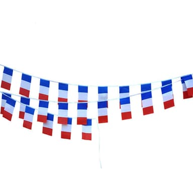 2022 World Cup Bunting Banner Frankrike Flerfarget