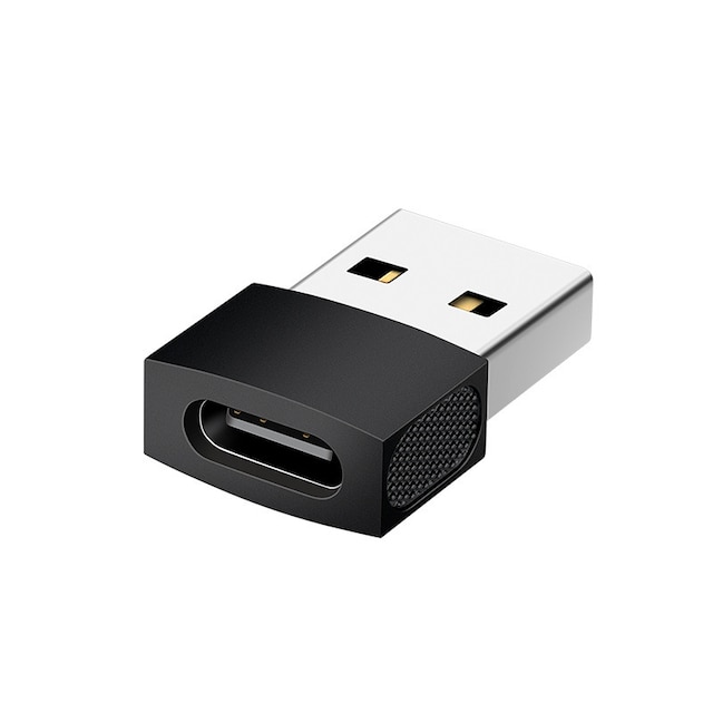 Adapter, USB-C til USB 2.0 Sort