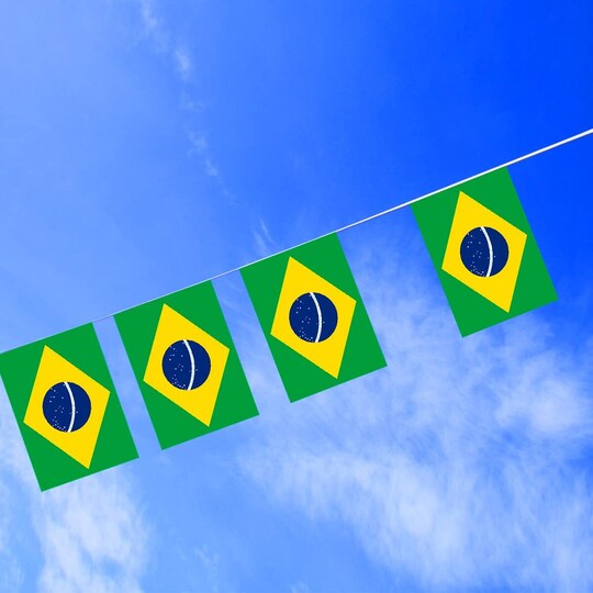 2022 World Cup Bunting Banner Brasil Flerfarget