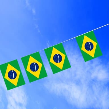2022 World Cup Bunting Banner Brasil Flerfarget