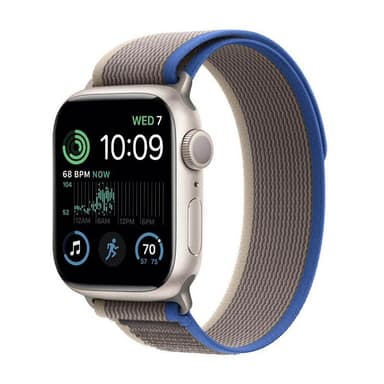 Tactik nylon armbånd Apple Watch SE 2022 (44mm) - Blueroom grey