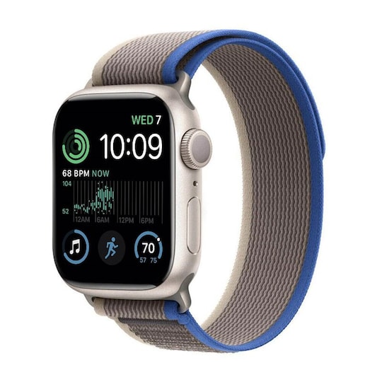 Tactik nylon armbånd Apple Watch SE 2022 (40mm) - Blueroom grey