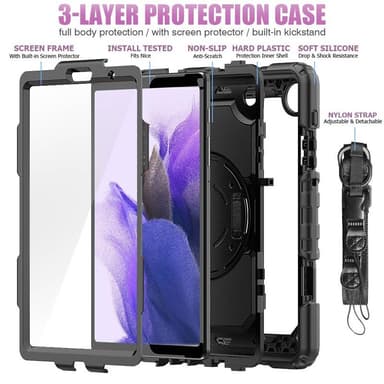 Hybrid deksel med skulderstropp Samsung Galaxy Tab A7 Lite 8.7 (2021)